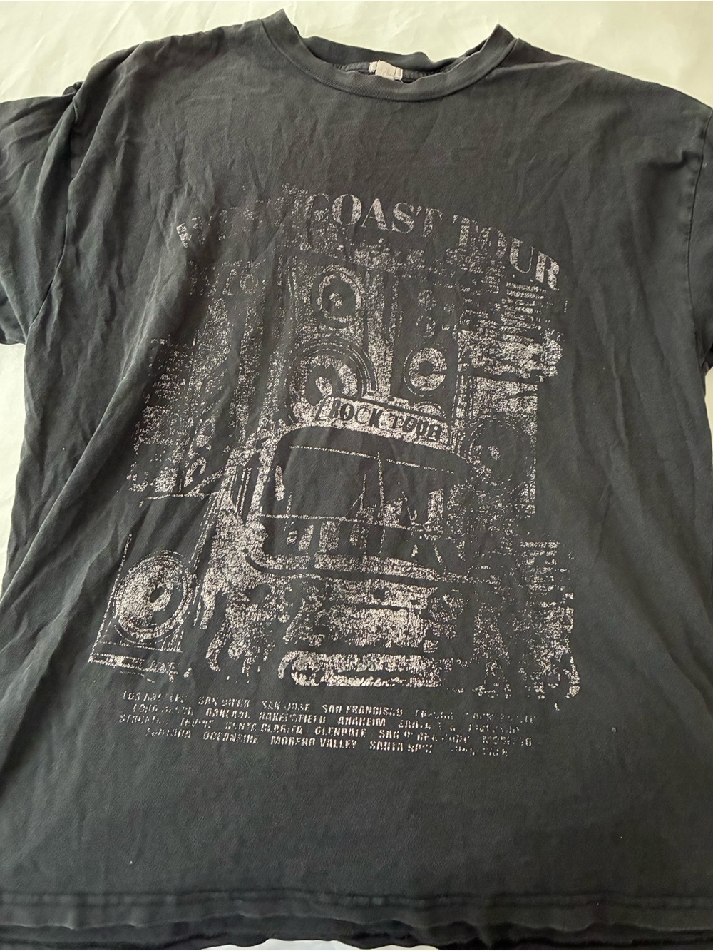 Black Graphic Tee - Garage